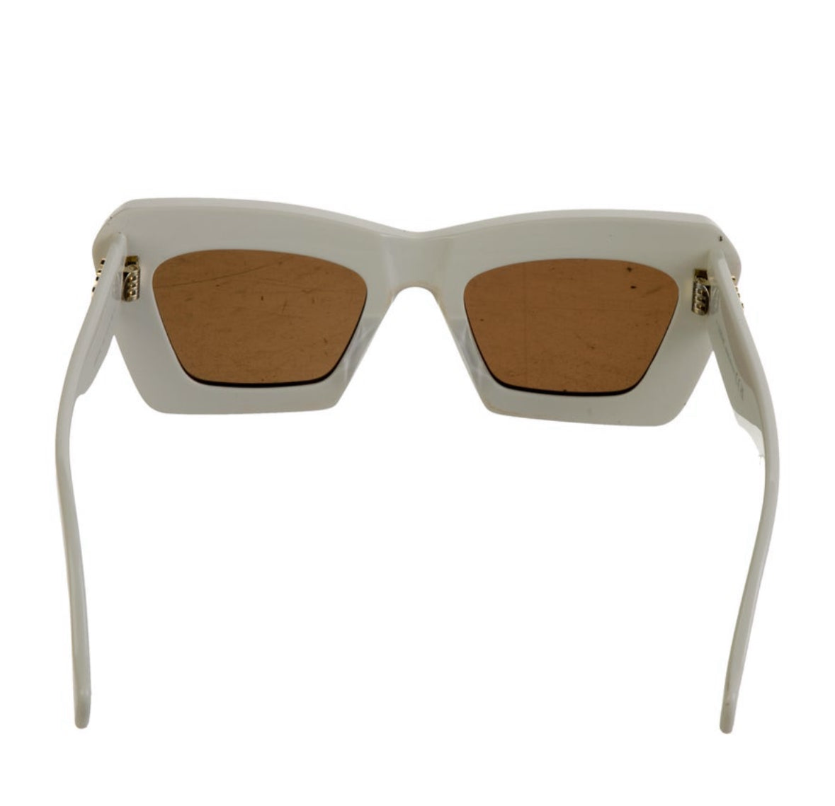 LOEWE Oversize Anagram White Cat Eye 55mm Sunglasses LW40145I