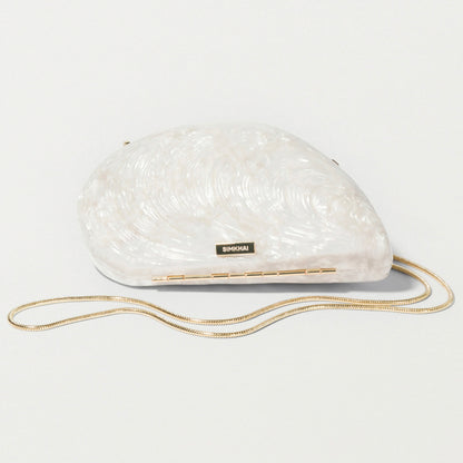 SIMKHAI Bridget Pearl Oyster Clutch