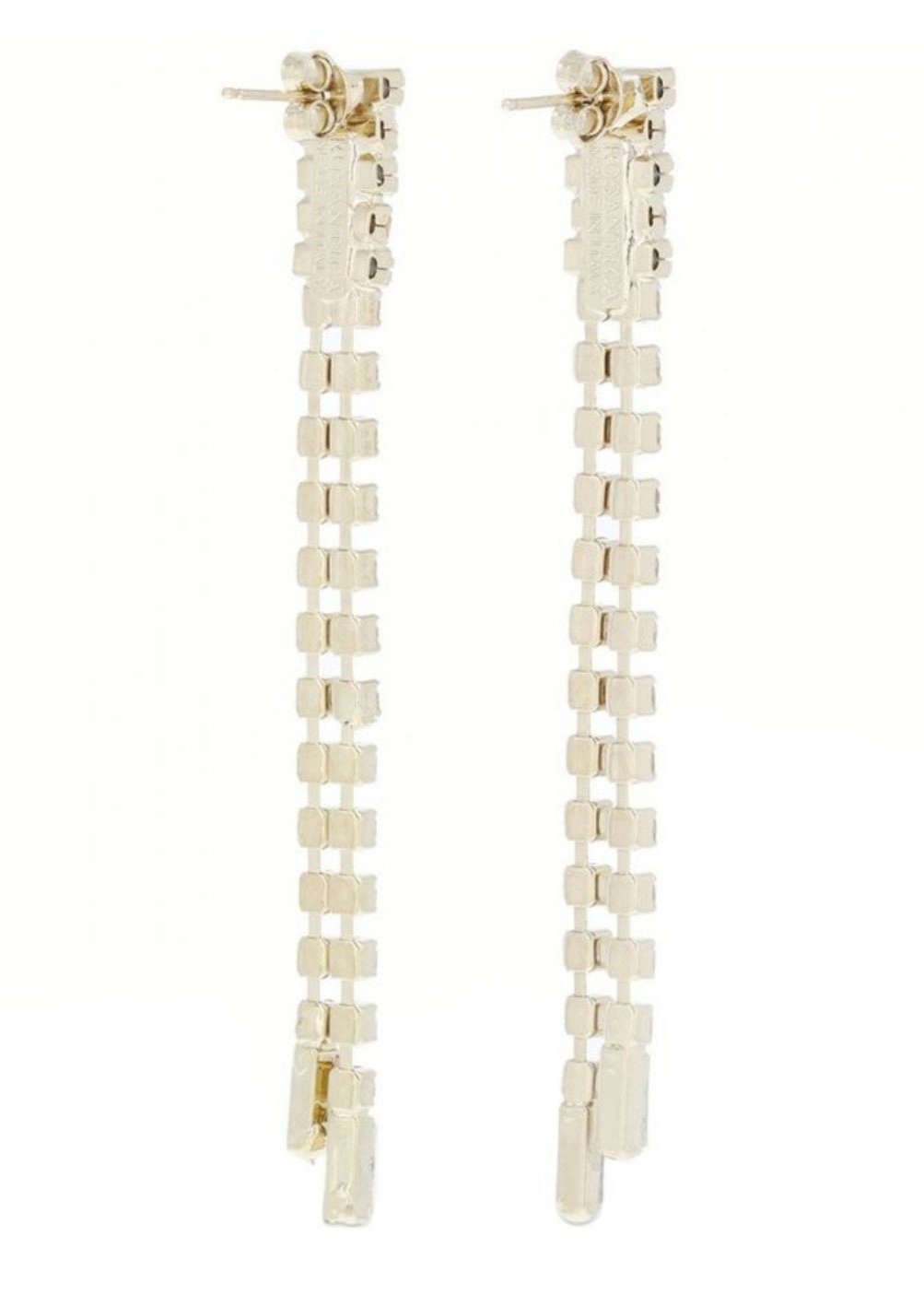 Rosantica Camilla Crystal Gold Tone Drop Earrings