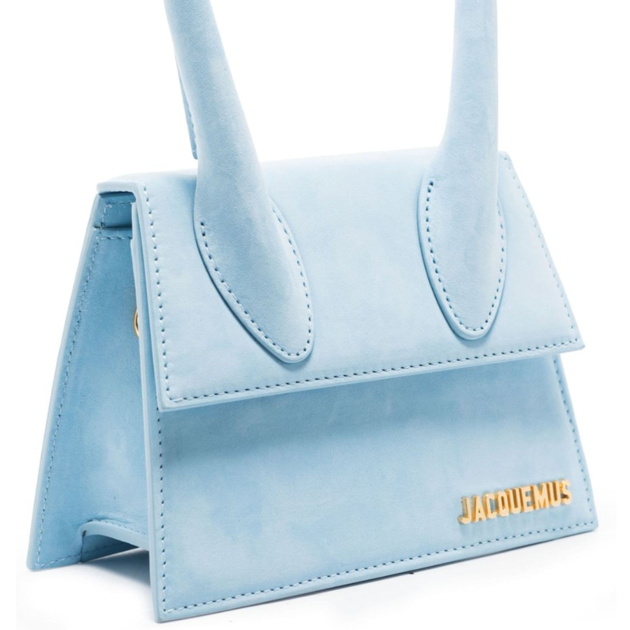 Rent An Authentic Jacquemus Light Blue Le Chiquito Moyen Purse for 5 Days