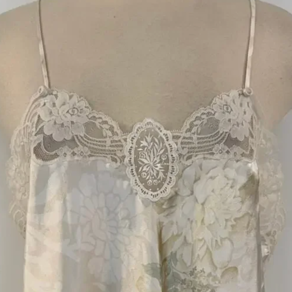 Christian Dior Vintage Ivory Slip Dress (L)